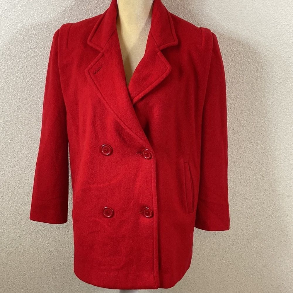 VTG Herman Kay Petite Made In USA Coat Jacket Sz 6 Needs Professional Cleaning